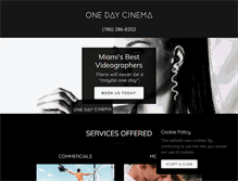 Tablet Screenshot of onedaycinema.com